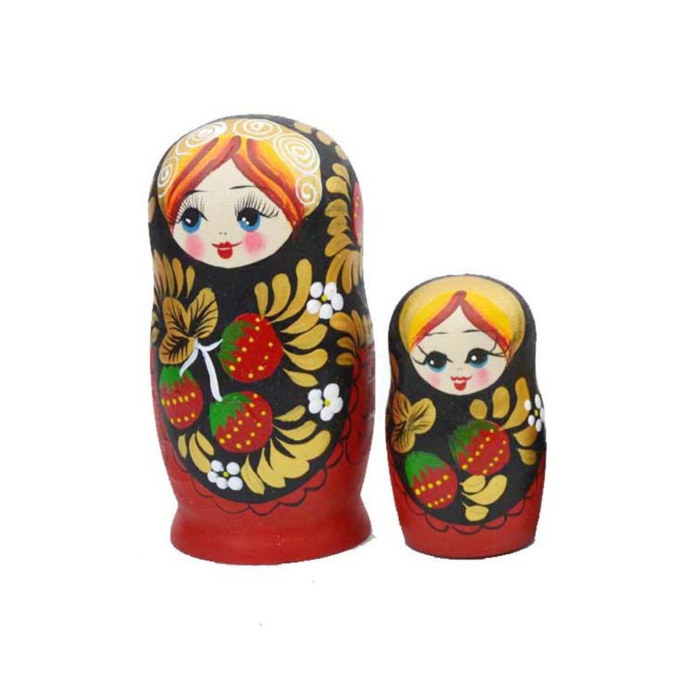 Ornamento da scrivania a 5 strati, Matryoshka fragola ragazze, fatto a mano, decorazione per la casa, simpatico giocattolo russo per bambini