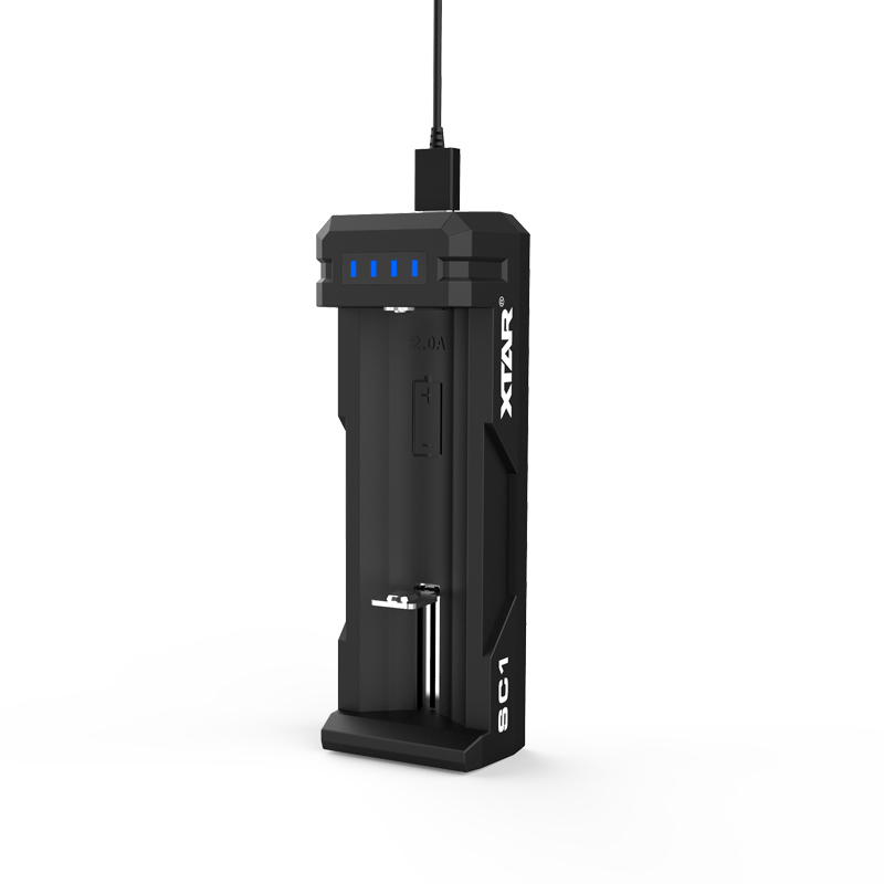 XTAR 18650 Charger MAX 3A Fast Charge Charging Rechargeable Battery 18650 18700 20700 21700 22650 25500 26650 Li-Ion Battery: SC1