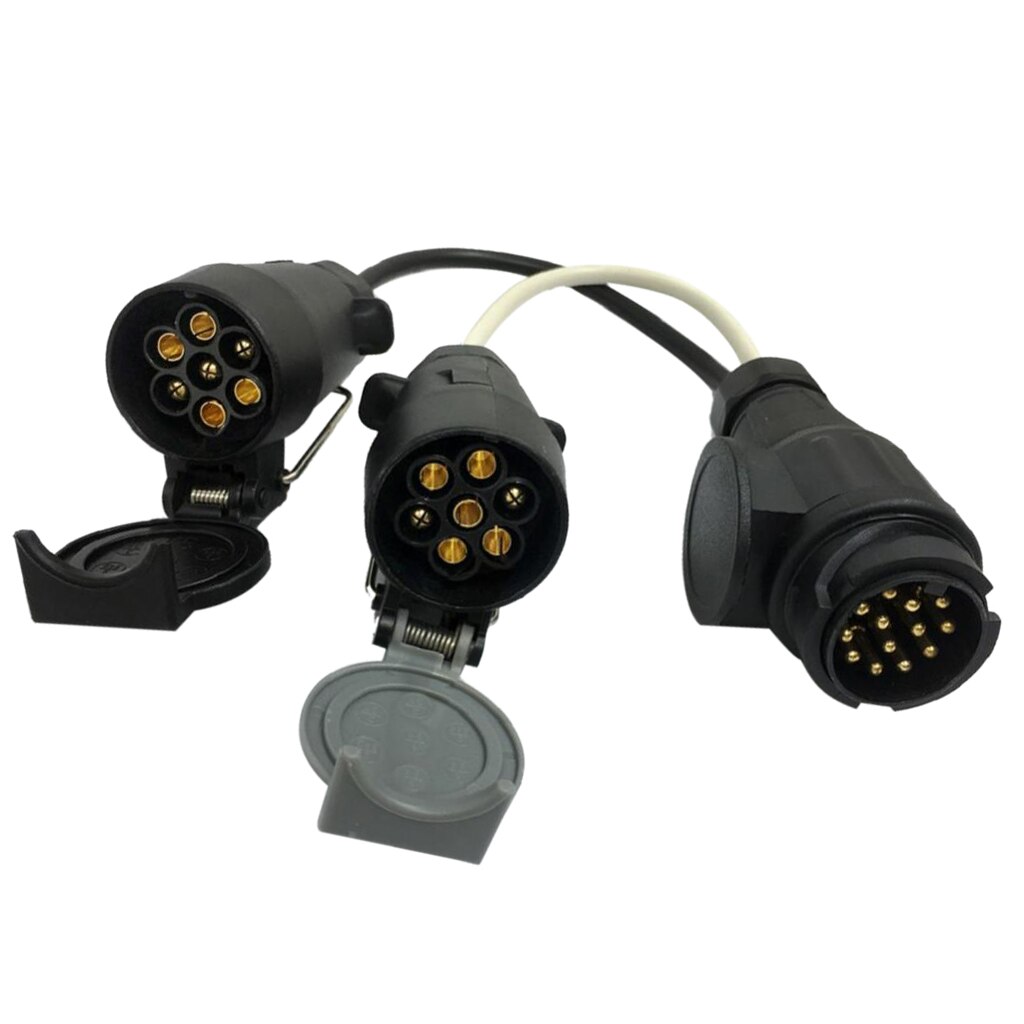 13 Szpilka robić 7 Szpilka 12V gniazdo przyczepy aluminiowe złącze robić przyczepy hak holowniczy