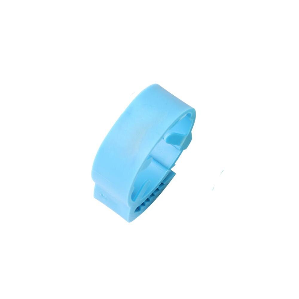 Einstellbare Huhn Fuß Ring Ich würde2.0 ~ 2,4 cm Keine Zahl Huhn GeflüGel flexibel Versenkbare Fuß Ringe GeflüGel Landwirtschaft Werkzeug 7 farben: Blau