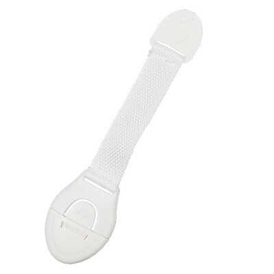 Serrure d'armoire de sécurité pour enfants, 5 pièces, Protection pour bébé, verrouillage de porte d'armoire en plastique: white