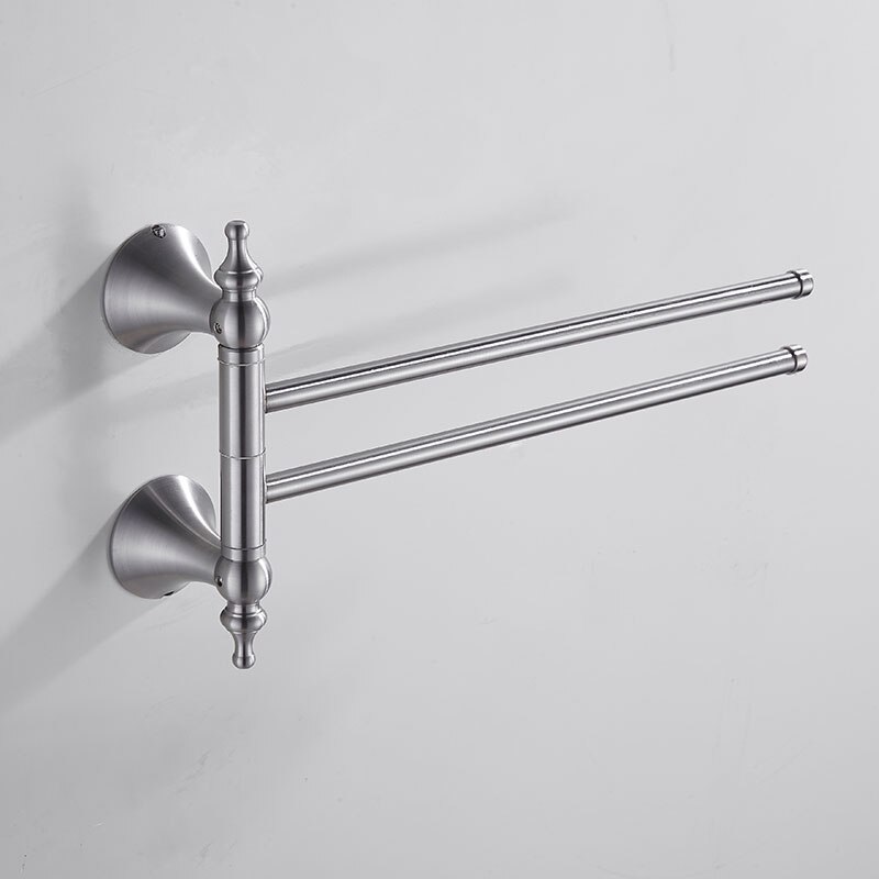 GERZWY Swivel Handdoek Bar SUS 304 Rvs 4-Arm Badkamer Swing Hanger