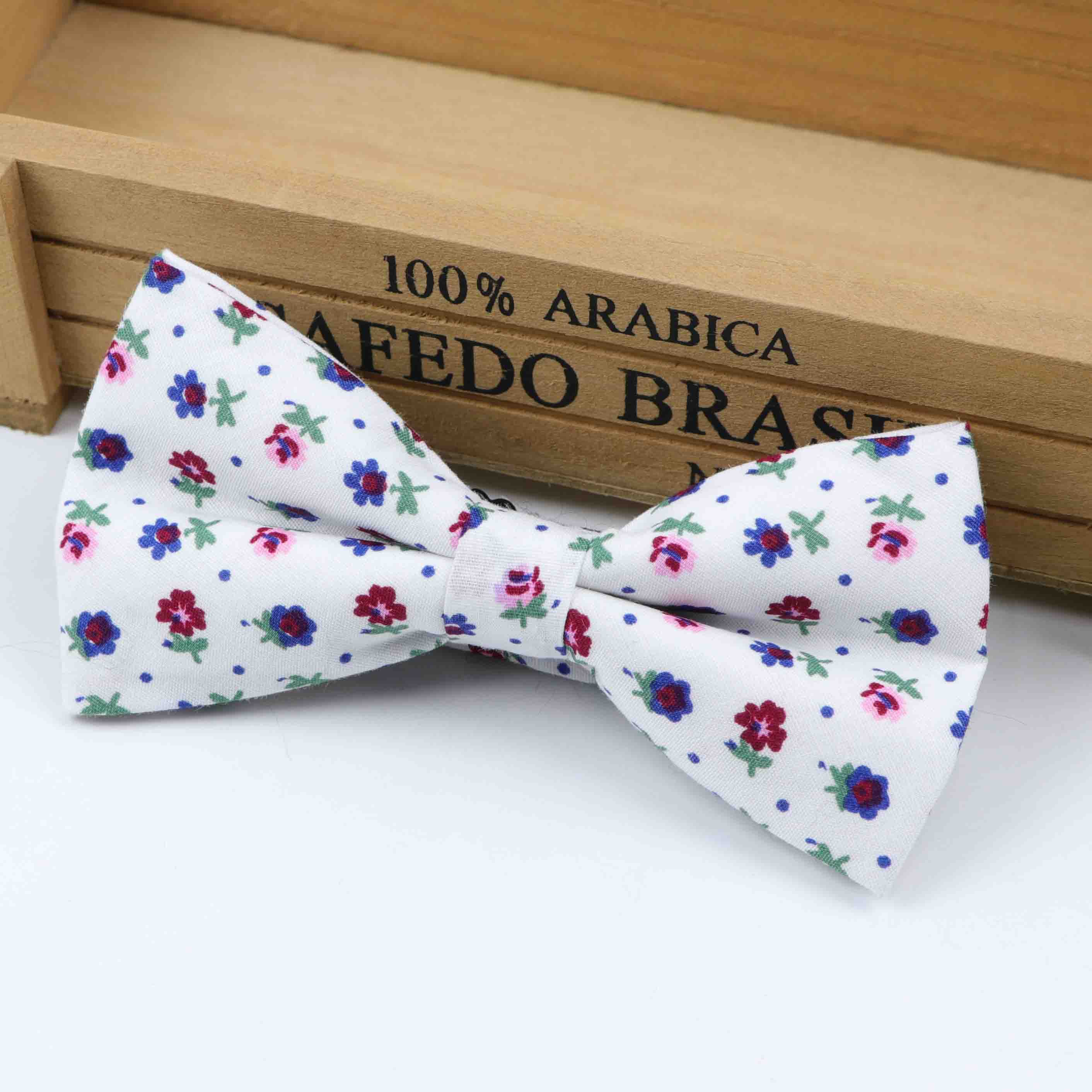 Stil butterfly herre smoking bomuld farverig sommerfugl blomster rose paisley bowties bryllup fest afslappet cravat butterfly: 16
