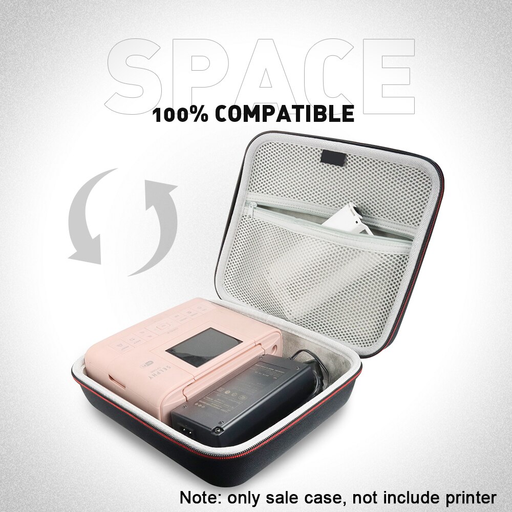 UniPlus – Sac de protection rigide pour Canon Selphy CP1300, CP1200, CP1000, mallette de rangement pour imprimante photo, sac à main étanche, boîte de voyage pour transporter,
