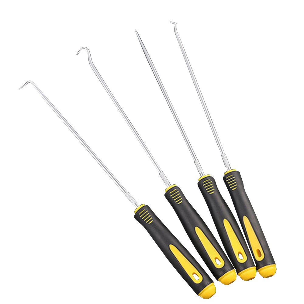 4pcs Set Good O-Ring Oil Seal Tools Scraper Removal Hook Tool Extractor Puller Rubber Screwdriver Hand DIY Tools