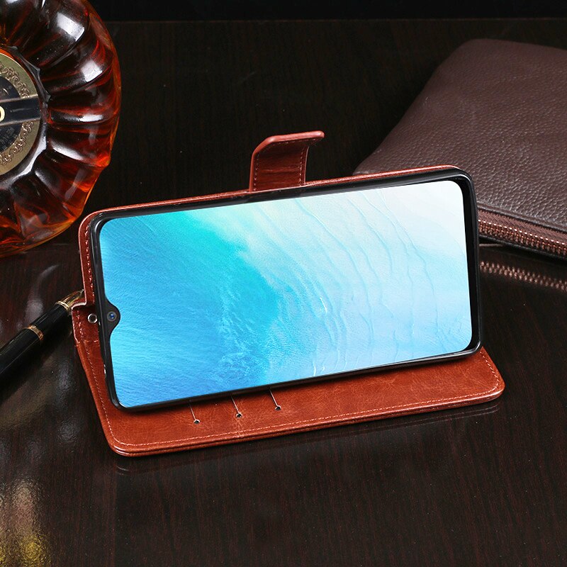 Vivo Y19 fallen 6,53 zoll kippen Brieftasche Geschäft Leder Fundas Telefon fallen Vivo Y19 1915 Abdeckung Capa mit Karte Halfter zubehör
