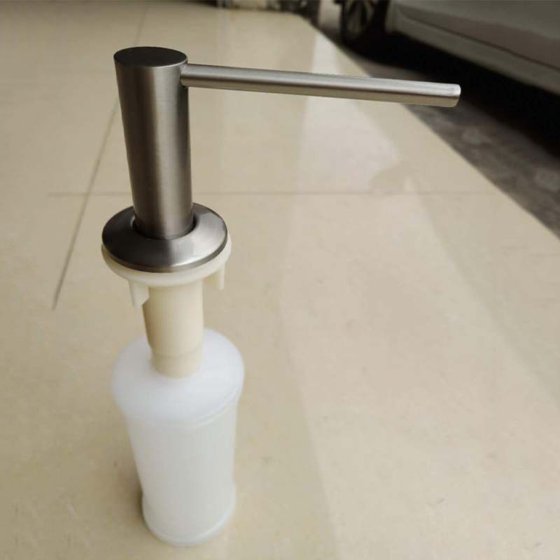304 acier inoxydable liquide savon distributeur presse-poussoir Type détergent porte bouteille pour la maison cuisine évier utiliser fournitures