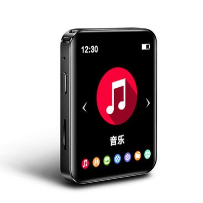 BENJIE X1 reproductor de MP3 Bluetooth 16GB Mini pantalla táctil reproductor de música compatible con Radio FM reproductor de Video E-book incorporado altavoz