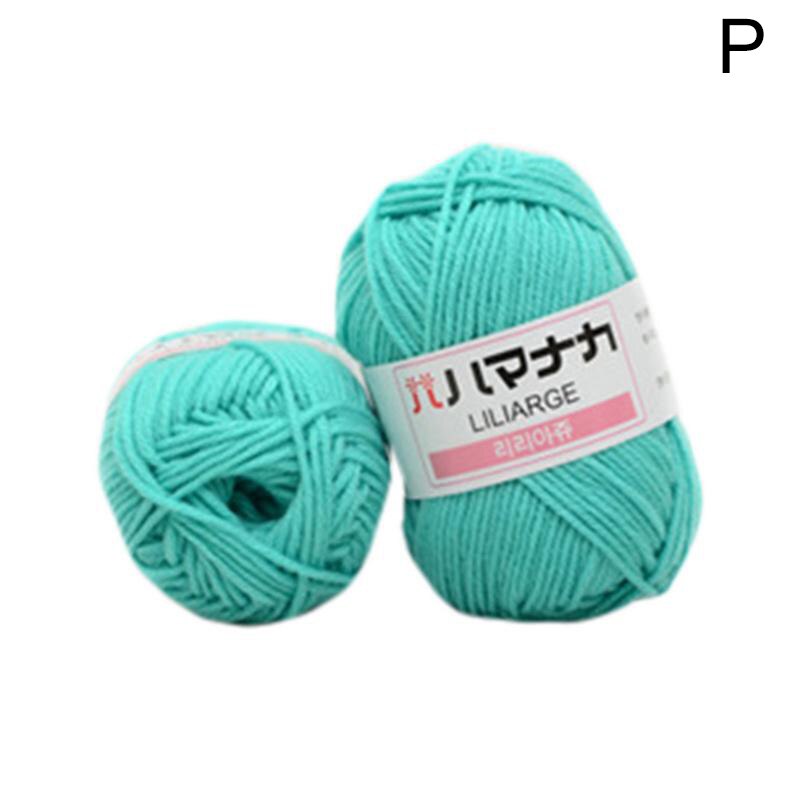 Super Soft Milk Sweet Soft Cotton Baby Knitting Wool Yarn Milk Cotton Thick Yarn for Knitting Scarf Hand Knitting Crochet Yarn: P