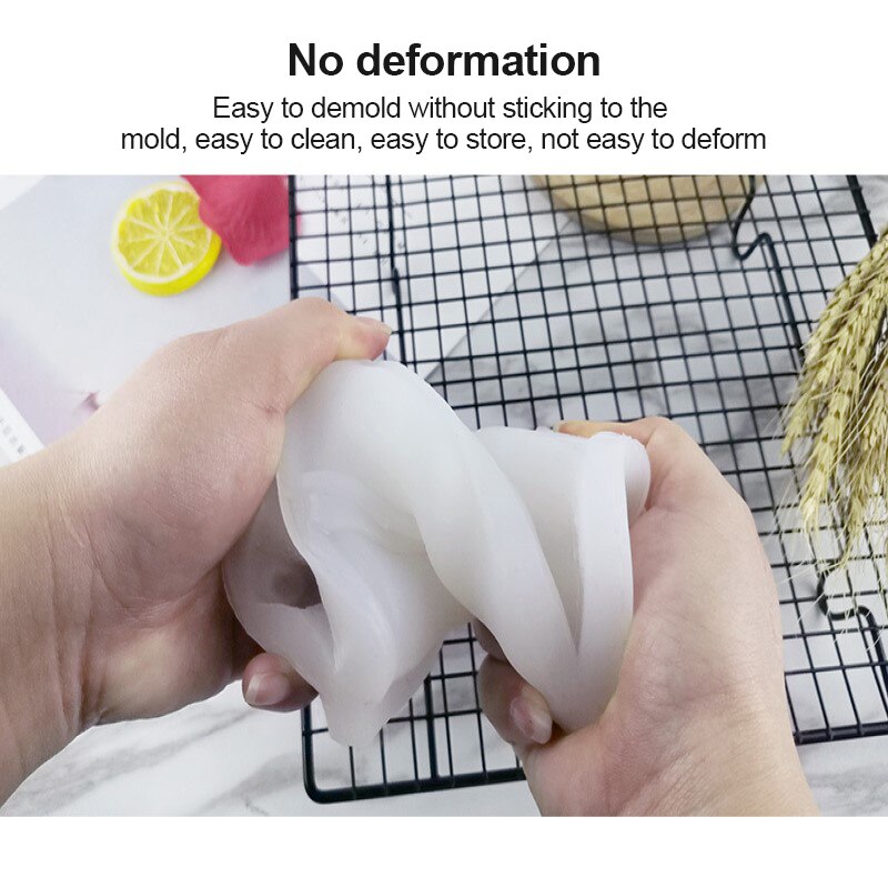 3D Teddy Dog Ice Cube Mold Mousse Cake Silicone Abrasives Aromatherapy Candle DIY Manual Epoxy Mold For Kitchen Tools