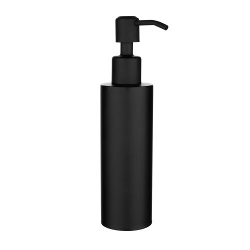Black Soap Dispenser Wall Mount 304 Stainless Steel Liquid Soap Dispenser for Bathroom Accessories Deck Mounted Detergent Bottle