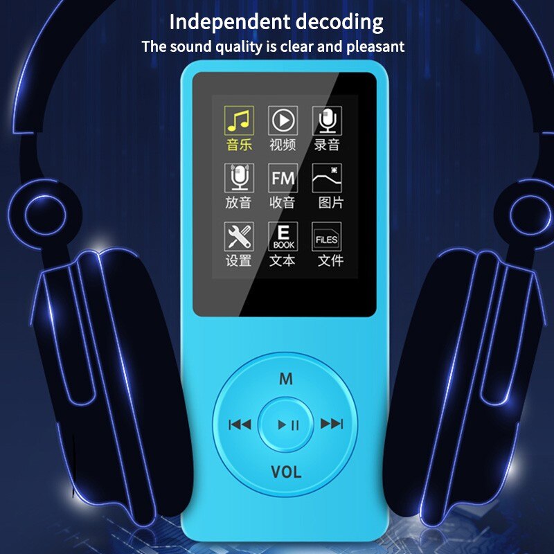 De metal Original Bluetooth MP4 jugador 1 GB 2GB 4GB 8GB 16GB 32GB 64GB reproductor de música tecla táctil fm radio video juego de e-book hifi reproductor walkman