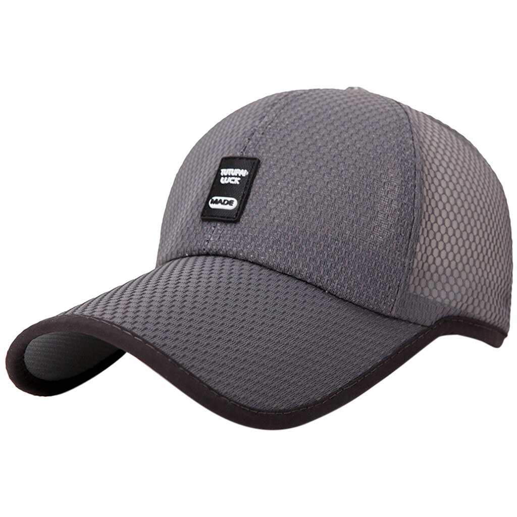 homme grand os grande taille chapeau casquette mâle automne et hiver laine feutre Snapback chapeau hommes grandes tailles casquettes de Baseball: Gris foncé