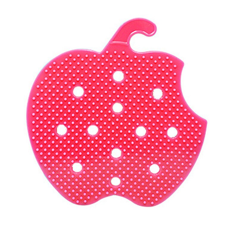 Nayachic Fruit Groente Borstel Keuken Gadget Aardappel Radijs Schoonmaken Tool Vuil Schoon Borstels Bescherm Hand Accessoires: Rood