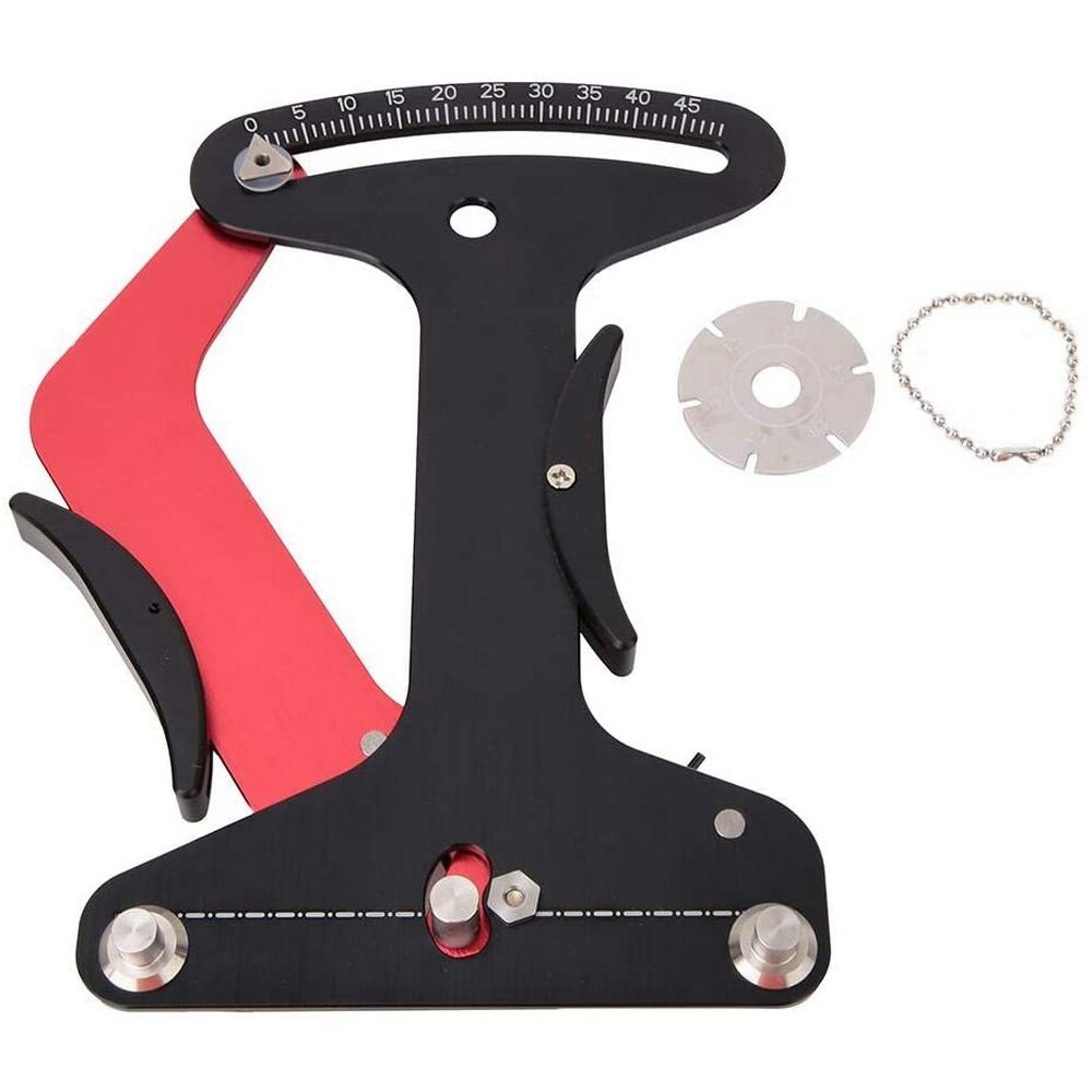 Medidor de tensión de radios de bicicleta de aleación de aluminio, comprobador de radios de rueda, herramienta de ajuste de tensión de cable, accesorios de herramientas de rueda de bicicleta