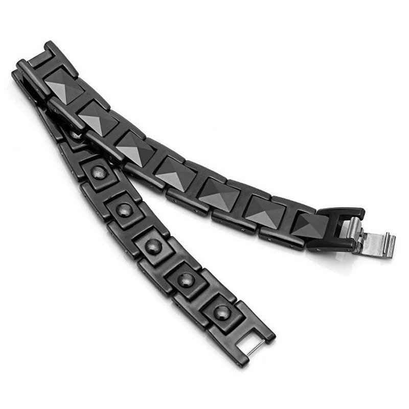 Piramide-Vormige High-End Luxe Keramische Gezondheidszorg Mannen En Vrouwen Armbanden