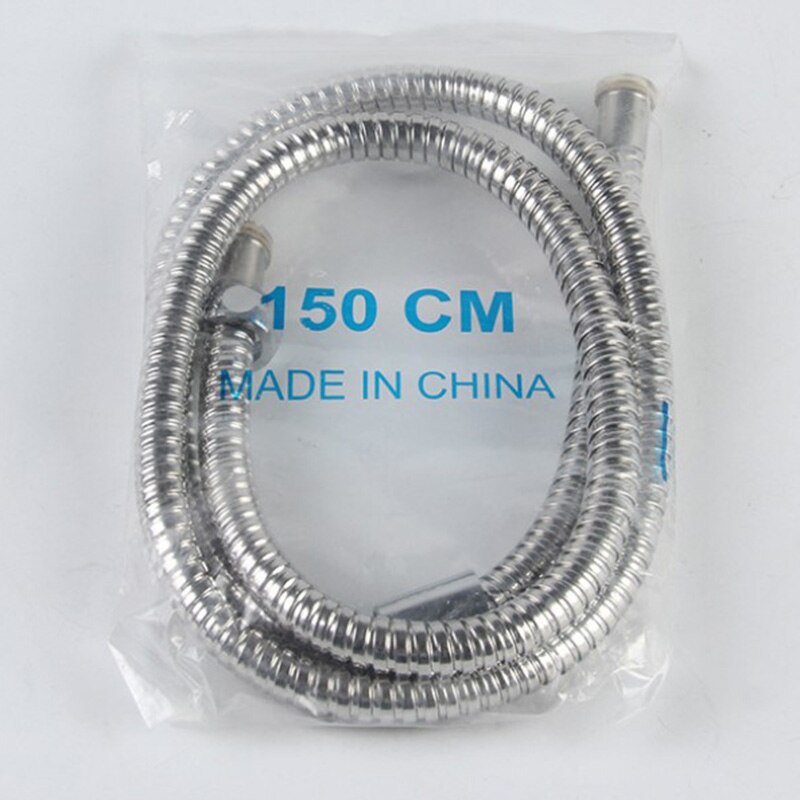 1.5m 2m PVC Shower Hose For Bath Hand Shower Head Flexible PVC Shower Hose Smooth Silver High Pressure Flexible Hose: shower hose 1.5m