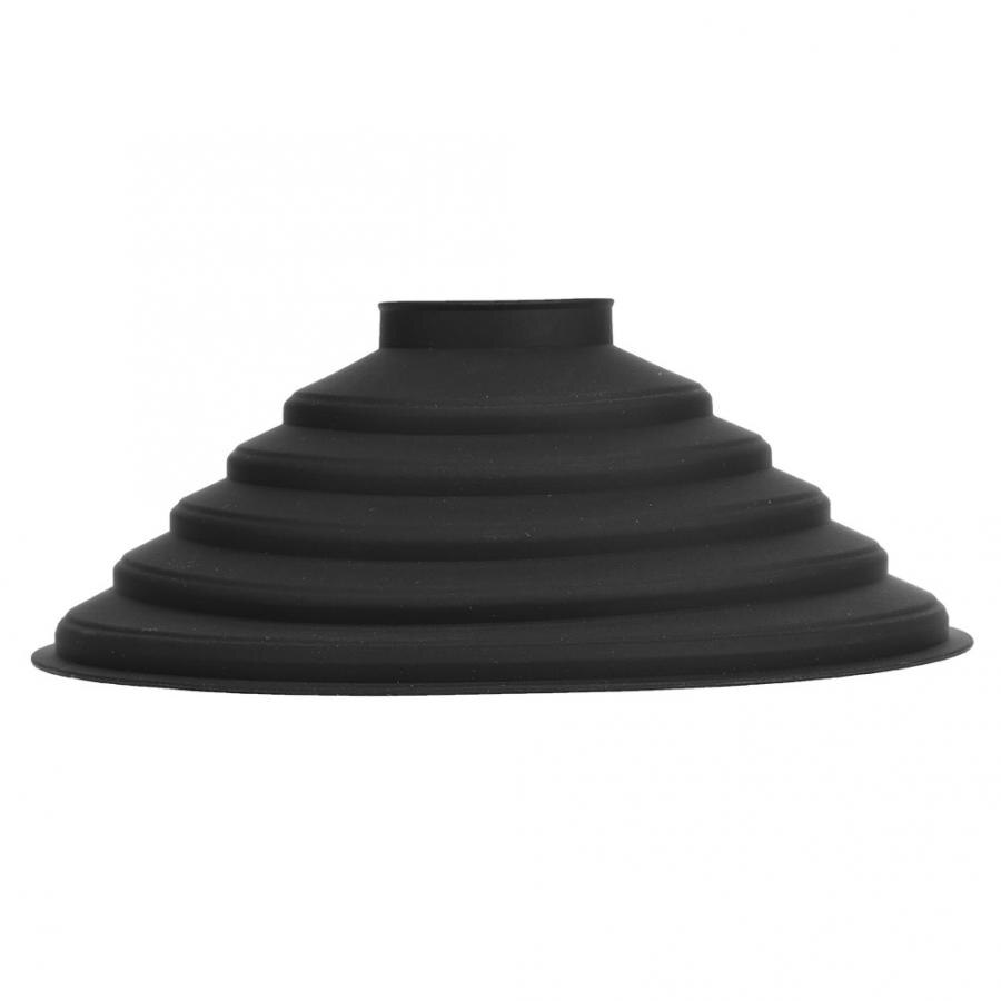 Pare-soleil pliable en silicone noir, 1 pièce, pour objectif d'appareil photo reflex, réduisant l'éblouissement lors de la photographie en extérieur