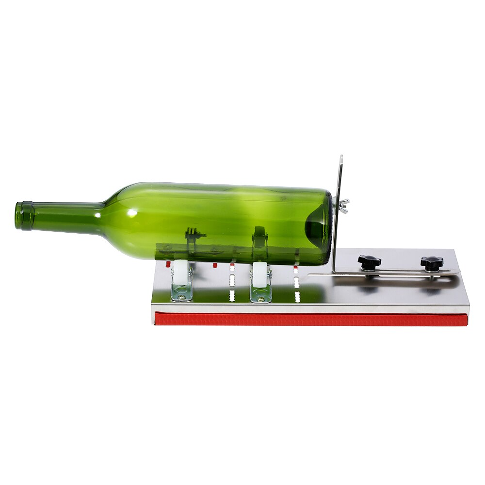 Stainless Steel Adjustable Glass Bottle Cutter DIY Bottle Cutting Tool for Wine Beer Round Square Bottles Glass Cutter