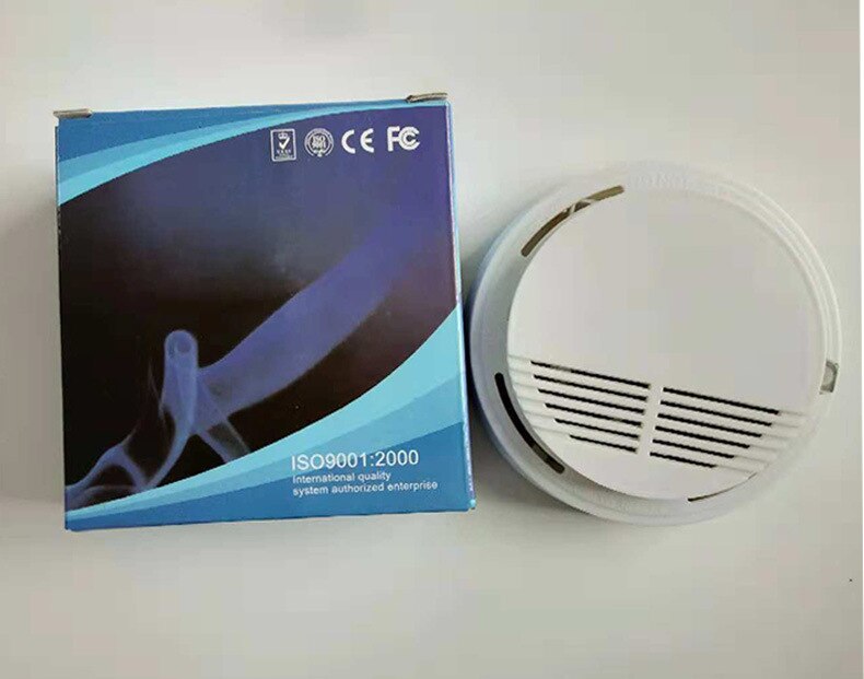 360 Degree Wired Smoke Alarm Networking Smoke Detector 12V Smoke Detector Linkage Alarm Host