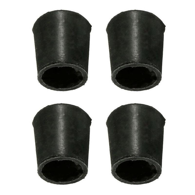 8 stk pvc plast rund sort fortykker bord stol benkapper skridsikre fødder beskytter pudebetræk 16mm 19mm 25mm 30mm