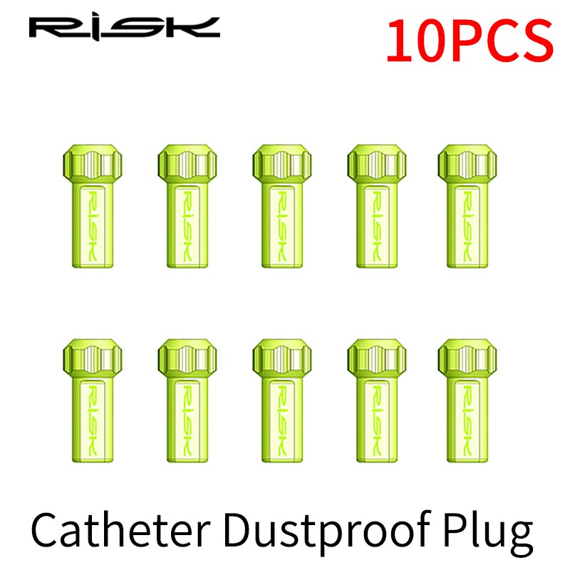 10PCS RISK Bike Bicycle Protective Sleeve Catheter Dustproof Plug Slick Lube Liner Shift Brake Cable Inner Line Dust Cover: Default Title