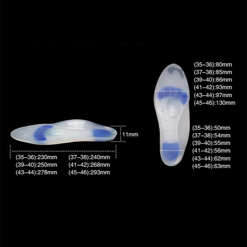 Anatomische binnenzool voor schoenen/Polyurethaan/Maat 47/Orthopädische Anatomische binnenzool voor schoenen/Polyurethaan/Maat 47/Orthopädische