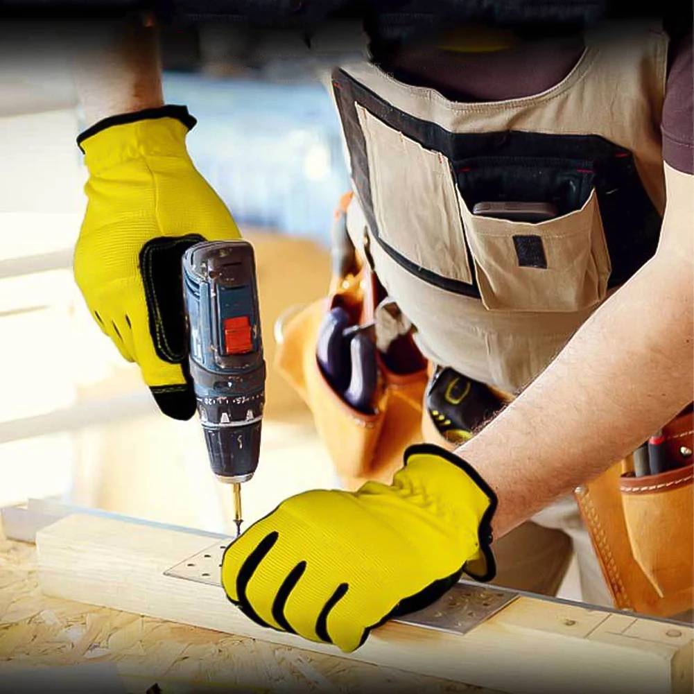 Guantes protectores de seguridad para jardinería, guantes de trabajo transpirables resistentes al desgaste, herramientas de jardín, guantes gruesos a prueba de poda de rosas