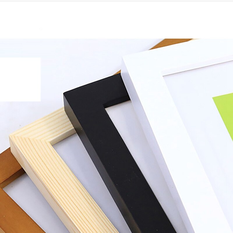 Picture Frames Solid Wood 10 X 10 Inch Photo Square Frame With Organic Glass For Embroidery