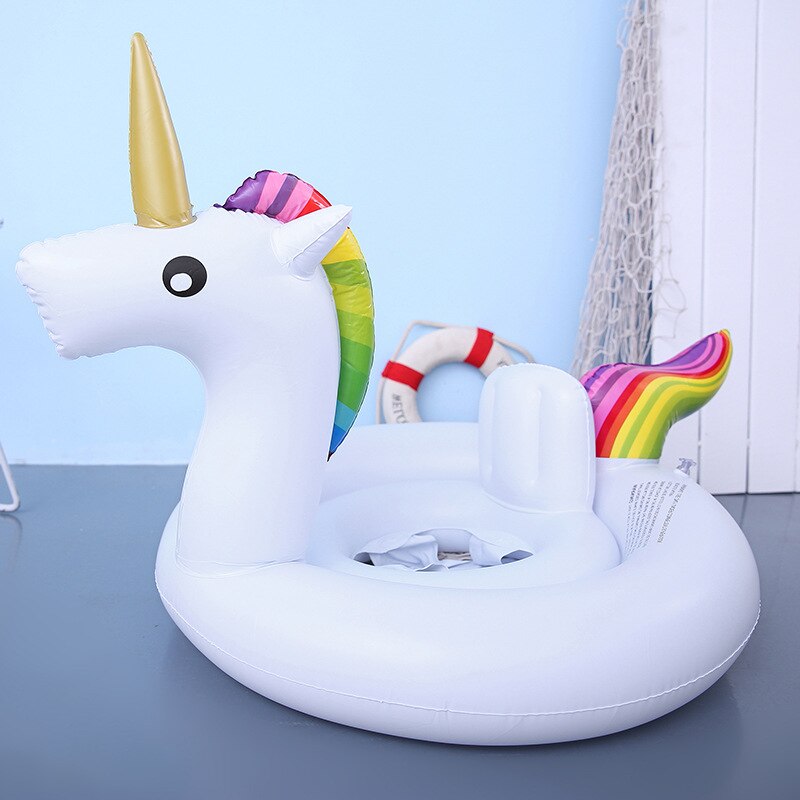 Mandlin Kinderen Zwemmen Ring Eenhoorn Vorm Zwembad Float Swimring Zwemmen Float Tube Cirkel Zwembad Zomer Party Zwembad Speelgoed