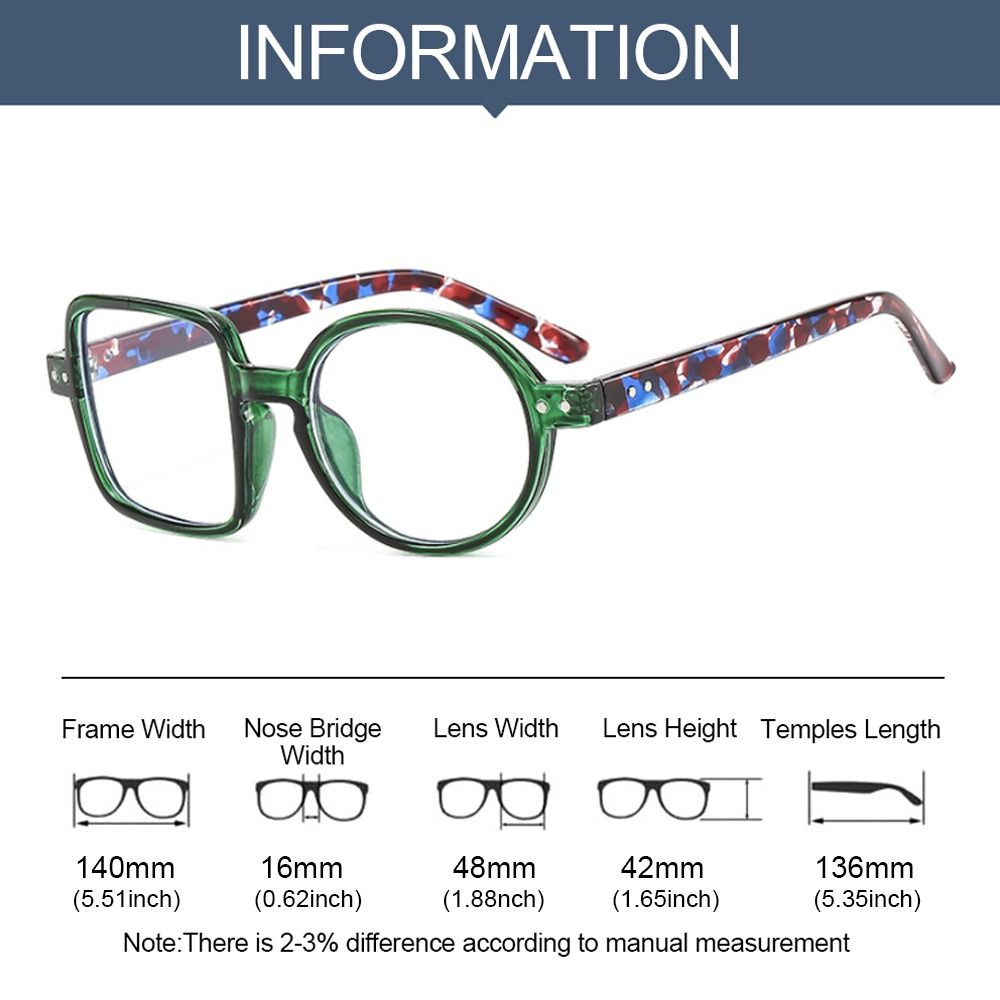 Gafas redondas y cuadradas asimétricas Vintage para hombres y mujeres, gafas de montura óptica de gran tamaño, nueva , 2023
