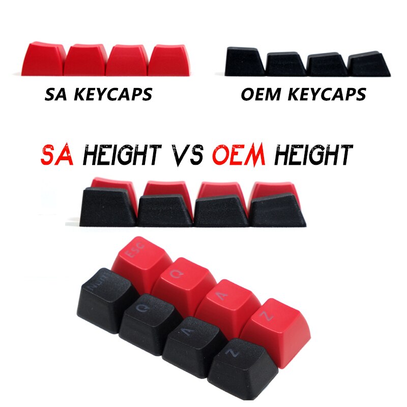 104 Key SA keycap Height Profile PBT Profile CARBON ZEALER Keycaps Backlit For Cherry mx Switch Mechanical Keyboard Cross Shaft
