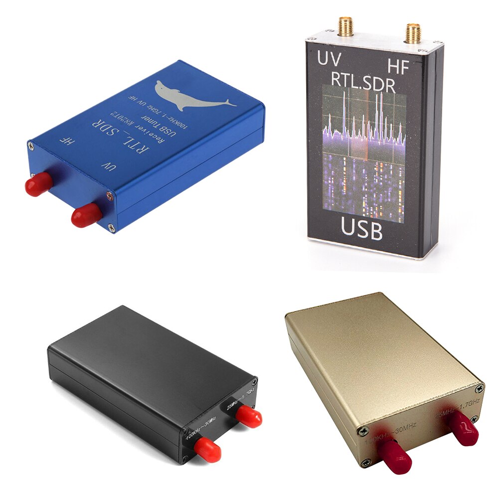 Mini Radio Portable 100KHz-1.7GHz RTL SDR récepteur de Radio USB + antenne TV RTL SDR AM FM
