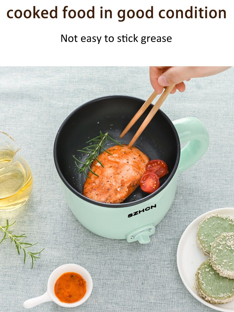 220V Mini Multifunction Electric Cooking Machine Household Single/Double Layer Pot Multi Electric Rice Cooker Non-stick CF42