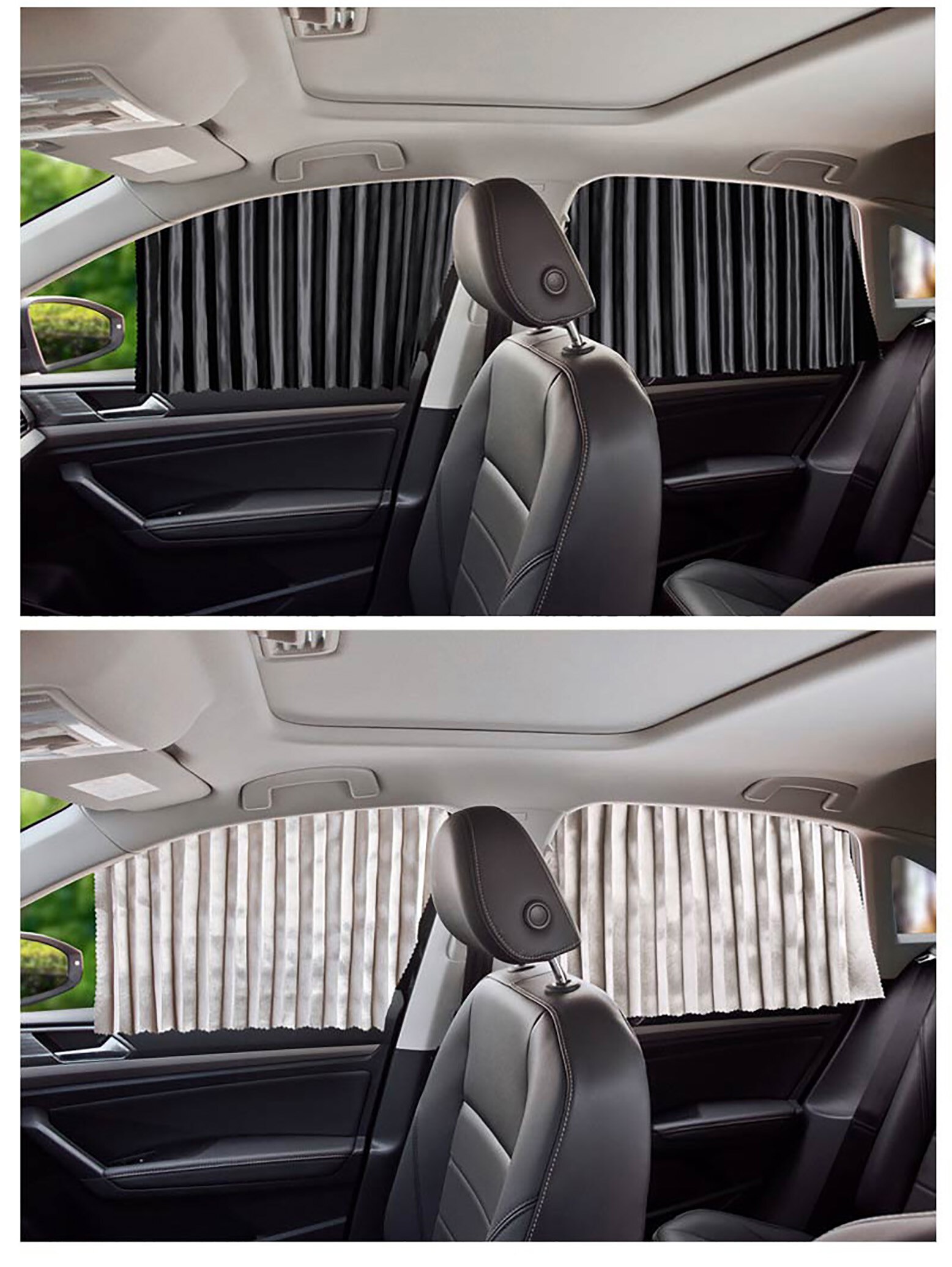 1Pc Auto Zonnescherm Side Gordijn Zon Uv-bescherming Auto Gordijnen Voorruit Zonnescherm Side Windows, achterruit