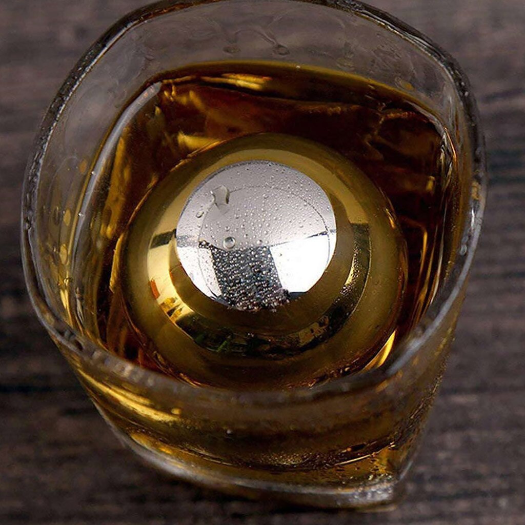 Stainless Steel Ice Cubes Keep Drink Cold Longer Reusable Chilling Stones For Whiskey Wine Party Bar Tool Drinking #T2P