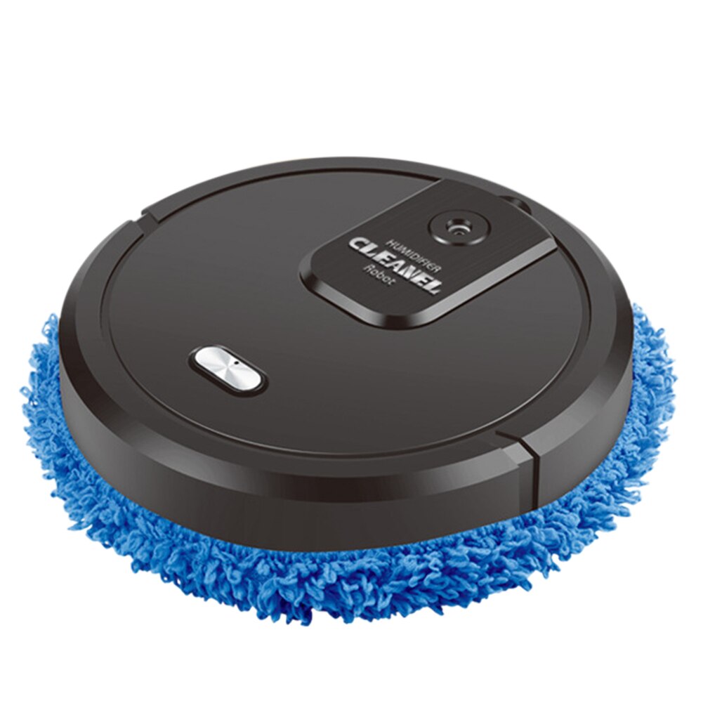 Household Charging Vacuum Cleaner Rotary Mopping Machine Humidifying Spray Intelligent Sweeping robot пылесос робот напольный: black