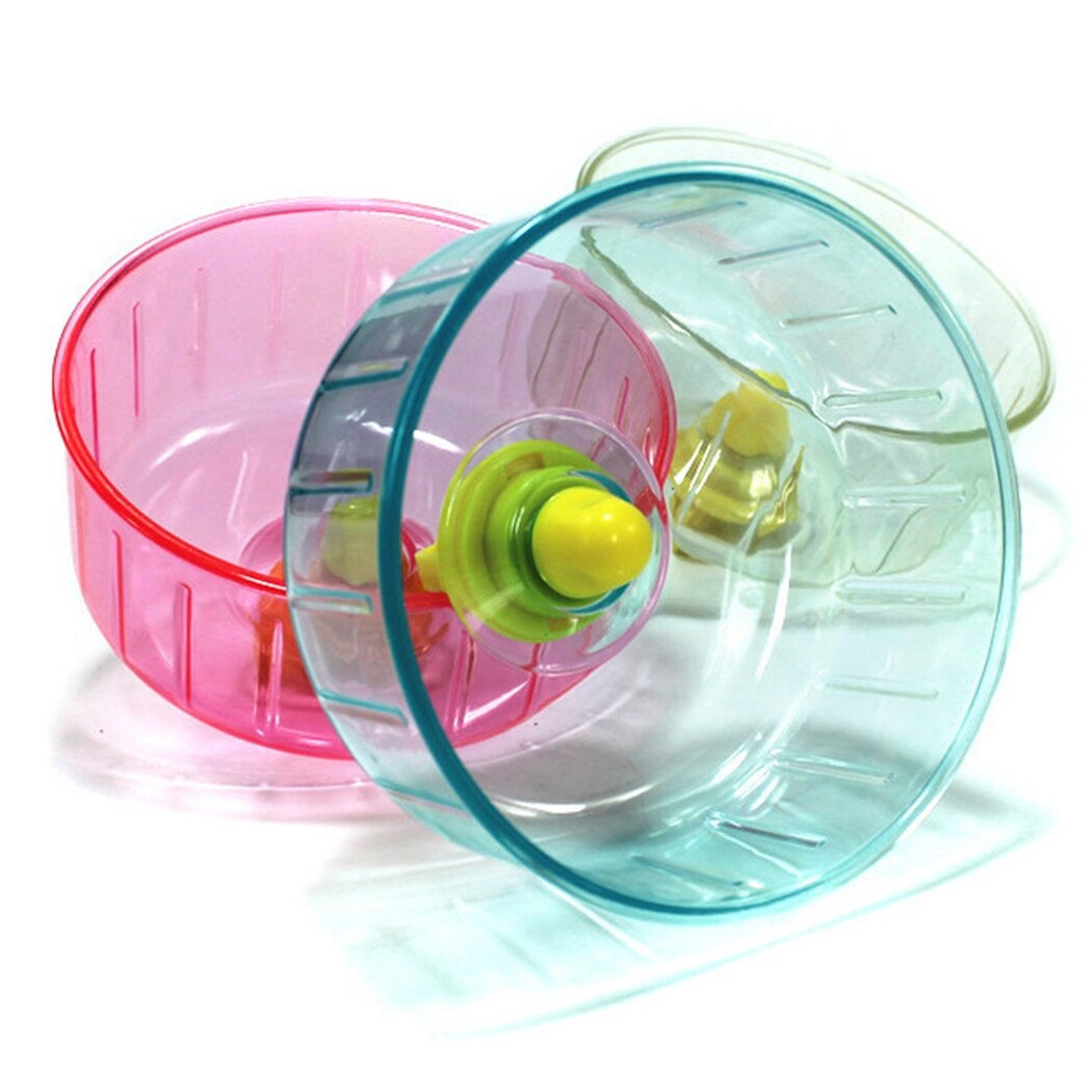 Plastic Hamster Wiel Stille Loopwiel Oefening Wiel Voor Kleine Animal Training Speelgoed Hamster Kooi Accessoires