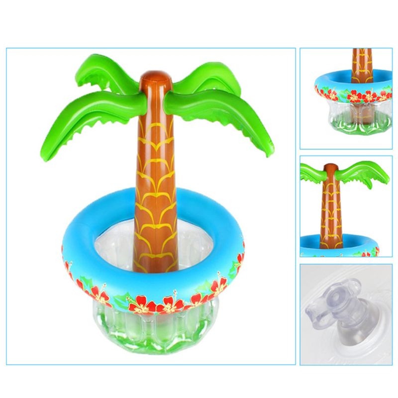 Large Inflatable Coconut palm Tree Drinks Cooler Ice Bucket For Sandbeach Party