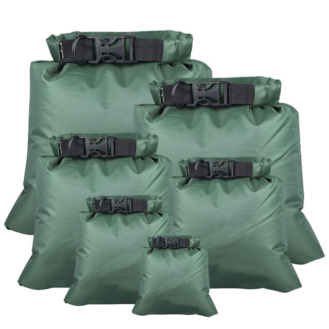6 Pcs Outdoor Waterdichte Tas Dry Pack Sack Sporttas Voor Drifting Varen Drijvende Kajakken Strand Camping Surfen Zwemmen Tassen: 6PCS Style 6