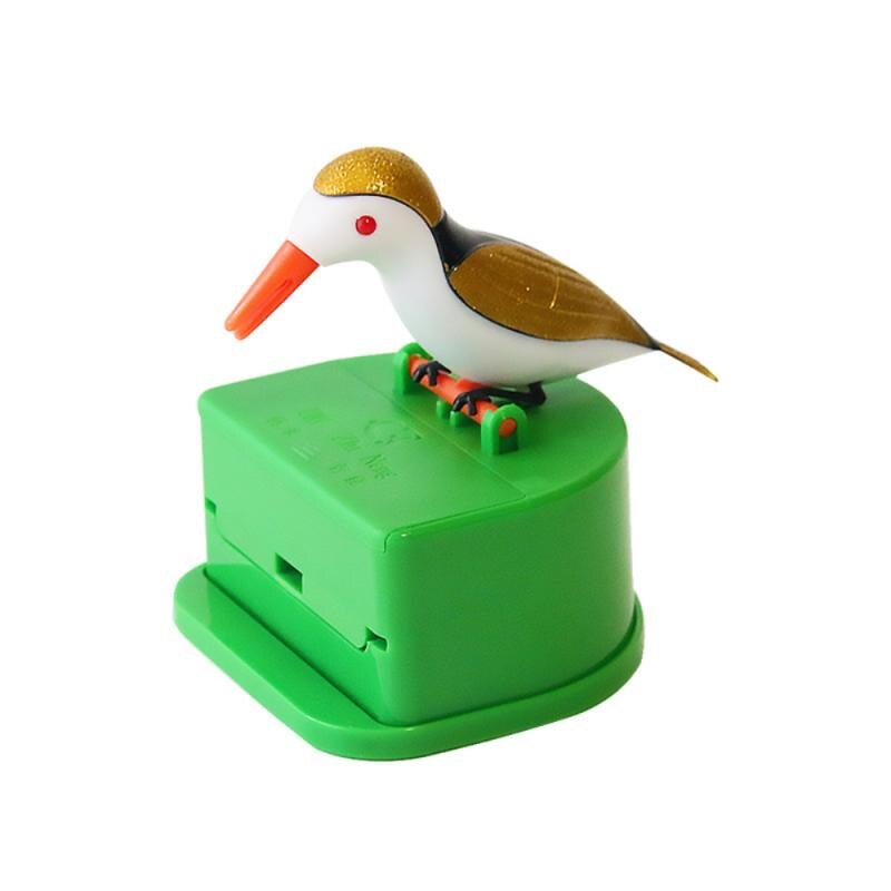Small Bird Toothpick Box Kitchen Automatic Pop-up Push-type Household Toothpick Holder Home Restaurant Toothpick Box: 09