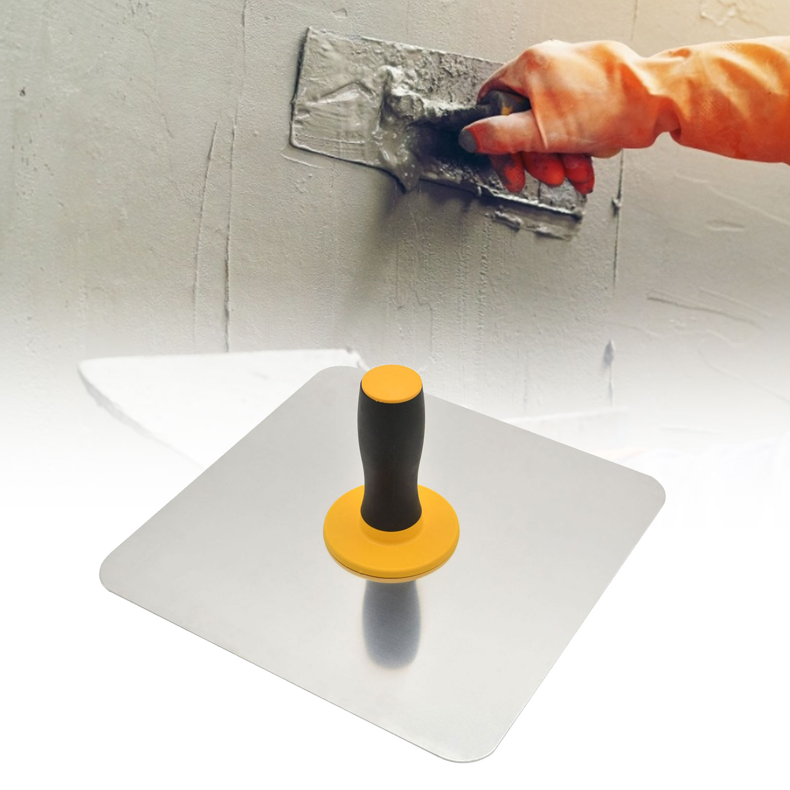 Budowa gorący aluminium wykończenie rzemieślnik kielnia moździerz deska tynkarska narzędzie uchwyt farby z lekkim uchwytem