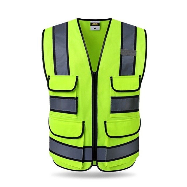High Visibility Reflective Vest Working Clothes Motorcycle Cycling Sports Outdoor Reflective Safety Clothing Reflective Jacket: 302 Reflective Vest / XL