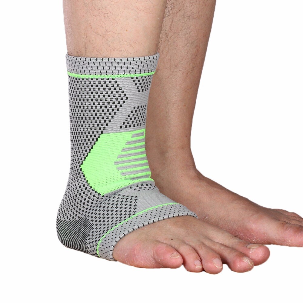 1 stks Elastische Nylon Bescherming Enkel Ondersteuning Brace Strap Ankle Brace Badminton Basketbal Voetbal