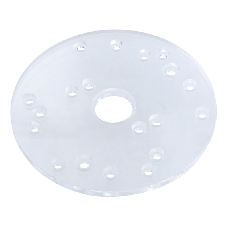 Universal Router Base Plate Template Guides Woodworking Milling Machine Bases with Centering Pin