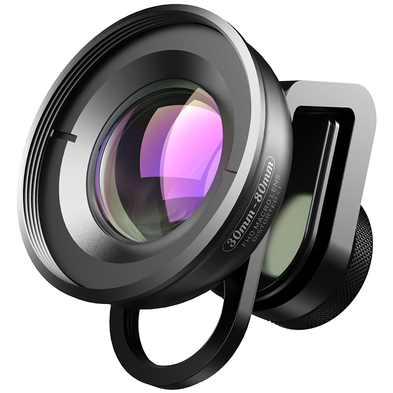 APEXEL óptica HD Cámara lente del teléfono 30-80Mm lente Macro Super lentes Macro para IPhone 7 8 Xs Max Huawei Xiaomi todos los teléfonos inteligentes: Default Title