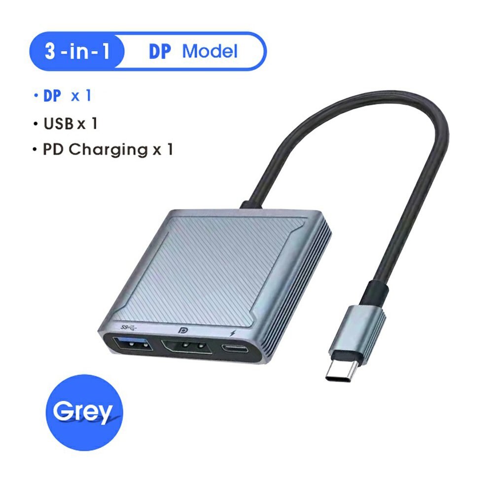 3 w 1 typ C na HDMI kompatybilny Adapter ładowania USB 3.0 USB-C 3.1 Hub dla Mac Air Pro Huawei Mate10 Samsung S8 Plus