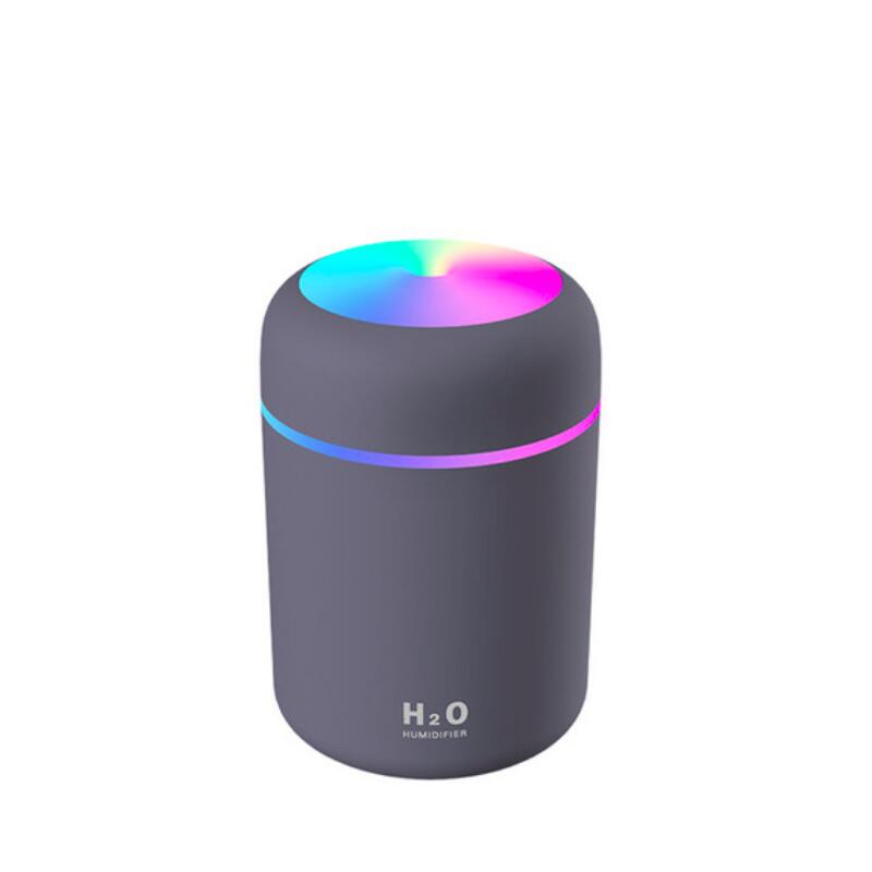 300ml Air Humidifier Led Light USB Ultrasonic Dazzle Cup Aroma Diffuser Cool Mist Maker Aromatherapy Humidificador Difusor: Bronze red