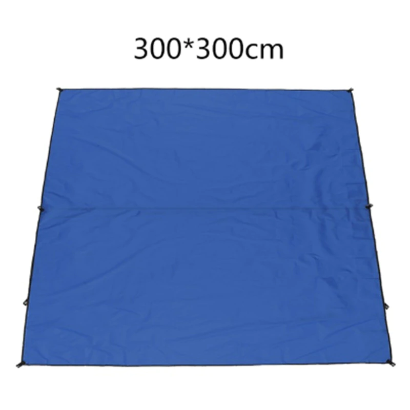 Hammock Rain Waterproof Tent Tarp Camping Backpacking Sun Shelter Shelter Shade Lightweight 10x10ft Rip-stop Hammock Canopy: 3X3MBlue