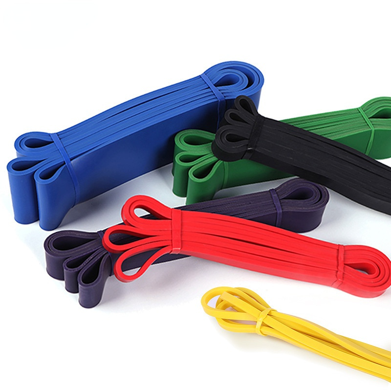 TPE Resistance Band Exercise Elastic Band Workout Ruber Loop Strength Pilates Fitness Equipment Training Expander Unisex